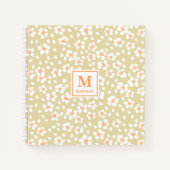 Floral Monogram Notebook Journal Notitieboek (Voorkant)