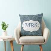  Floral Monogram Pillow Kussen (Stoel)