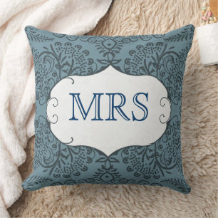 Floral Monogram Pillow Kussen
