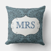  Floral Monogram Pillow Kussen (Voorkant)