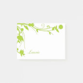 Floral Monogram Post Notes (Voorkant)