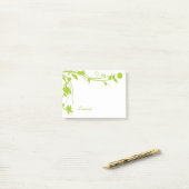 Floral Monogram Post Notes (Op bureau)