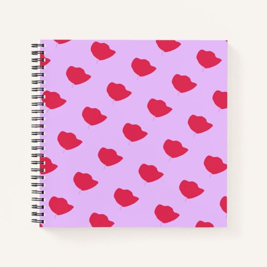 Floral monogram Spiral Notitieboek (Voorkant)