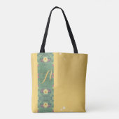 Floral Monogram Tas met braskleur (Achterkant)