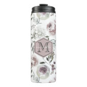 Floral Monogram Thermosbeker (Voorkant)