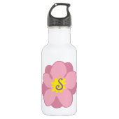 Floral monogram waterfles (Voorkant)