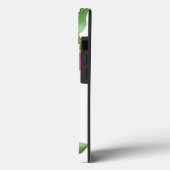 Floral Monogram Waterverf Roze Modern Case-Mate iPhone Case (Achterkant / Links)