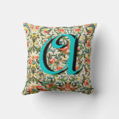 Floral Monogramed Pillow Kussen (Achterkant)