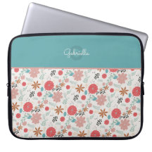 Floral monogrammed