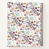 Floral Monogrammed Notitieboek (Achterkant)