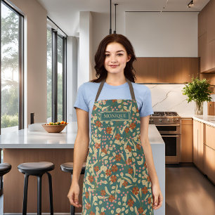 Floral Monogrammed Schort