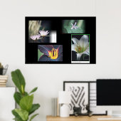 Floral Montage Poster (Thuiskantoor)