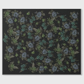 Floral Moody Cadeaupapier (Vlak)