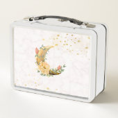 Floral Moon, Beige en Geel Graphic (Achterkant)