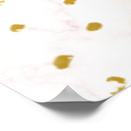 Floral Moon, Beige en Geel Graphic Poster (Hoek)