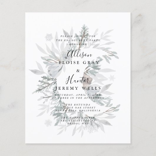 Floral Moon Engagement Party (Voorkant)