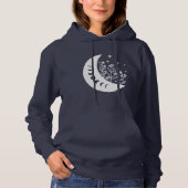 Floral Moon Hoodie (Voorkant)