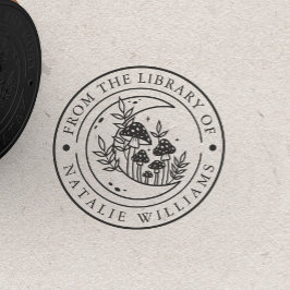 Floral Moon Mushroom uit de bibliotheek van Rubberstempel