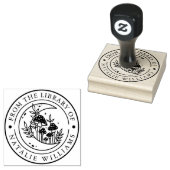 Floral Moon Mushroom uit de bibliotheek van Rubberstempel (Gestempeld)