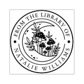 Floral Moon Mushroom uit de bibliotheek van Rubberstempel (Afrduk)