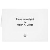 Floral moonlight (Achterkant Horizontaal)