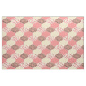 Floral Moroccan Pattern Yellow en Peach Stof (Fat Quarter)