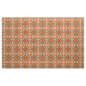 Floral Moroccan Tile, Brown, Rust en Beige Stof (Yard (91,4 cm))