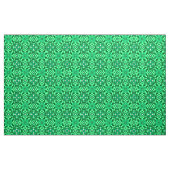 Floral Moroccan Tile, Light and Dark Jade Green Stof (Yard (91,4 cm))