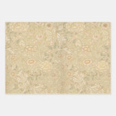 Floral  Morris Pattern Wreath Daffodil Inpakpapier Vel (Voorkant)