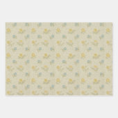 Floral Morris Powded Small Flowers  Inpakpapier Vel (Voorkant)