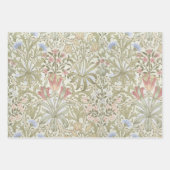  Floral Morris Red Blue Flower Patronen Inpakpapier Vel (Voorkant 2)