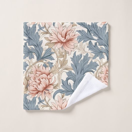  Floral Morris Style Badhanddoek Bad Handdoek (Wasdoekje)