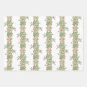 Floral  Morris Wilde Rozen Briar Rambler Wra Inpakpapier Vel (Voorkant 3)