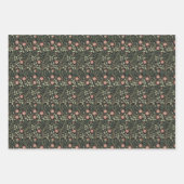 Floral  Morris Wilde Rozen Briar Rambler Wra Inpakpapier Vel (Voorkant)