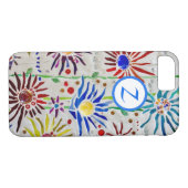 Floral Mosaic Case-Mate iPhone Case (Achterkant (Horizontaal))