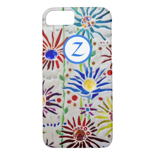 Floral Mosaic Case-Mate iPhone Case (Achterkant)