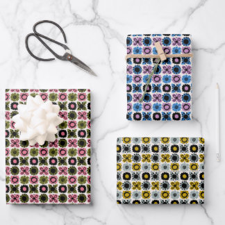 Floral Motieven Assorted Colours Wrapping Paper Sh