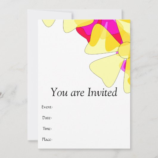 Floral Motif Kaart (Voorkant)