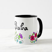 Floral Motif Ukraine Folk Art Mok (Voorkant rechts)