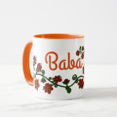 Floral Motif Ukraine Folk Art Mok (Voorkant links)