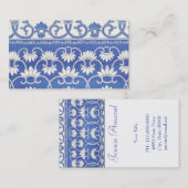 Floral Motif-Visitekaartjes Visitekaartje (Voorkant / Achterkant)