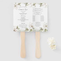 Floral Mountain Trouwprogramma Fan