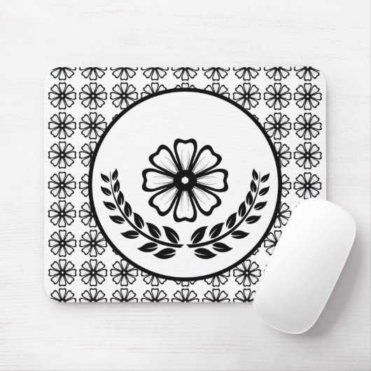 Floral - Mousepad Muismat (Met muis)