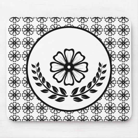 Floral - Mousepad Muismat (Voorkant)