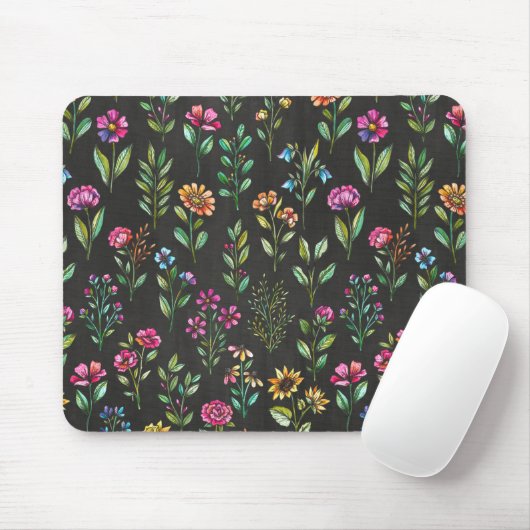 Floral Mousepad Muismat (Met muis)