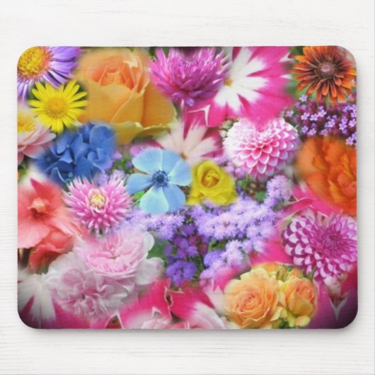 Floral Mousepad Muismat (Voorkant)