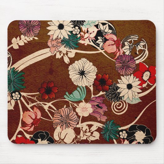 Floral Mousepad Muismat (Voorkant)