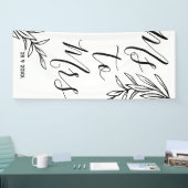 Floral Ms tegen Mrs. vrijgezellenfeest Spandoek (Beurs)