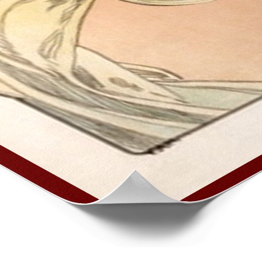 Floral. Mucha Poster (Hoek)