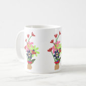 floral mug  koffiemok (Voorkant links)